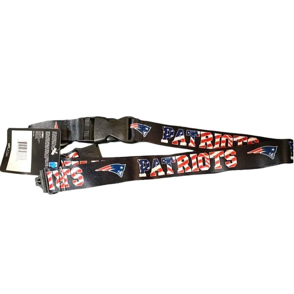 Celebrate USA 250 Years w/New England Patriots Lanyard Keychain US Stars&Stripes